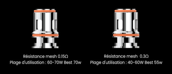 Résistances du Précisio Sub-ohm